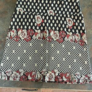 Louie et Lucie Paisley Knit Skirt Small